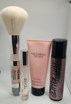 NOIR TEASE Victoria's Secret ROLLERBALL De Parfum 0.23 fl oz AND Travel Lotion! 