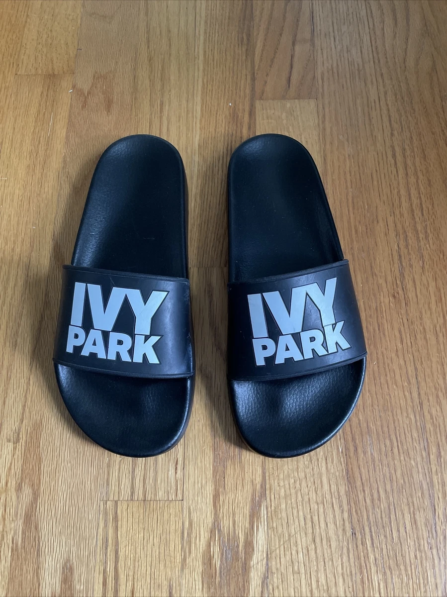 Black ivy park sliders hot sale