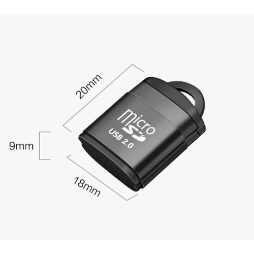 Aluminum alloy card reader keychain portable mini high speed micro SD cell phone - Afbeelding 18 van 26