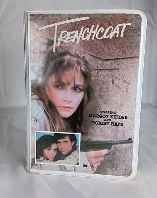 Trenchcoat 1983 Betamax Beta Tape Margot Kidder Robert Hays Walt Disney Mystery