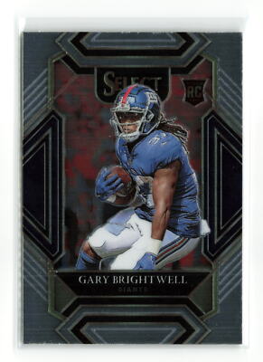 GARY BRIGHTWELL #295 RC Base Club 2021 PANINI SELECT FOOTBALL GIANTS