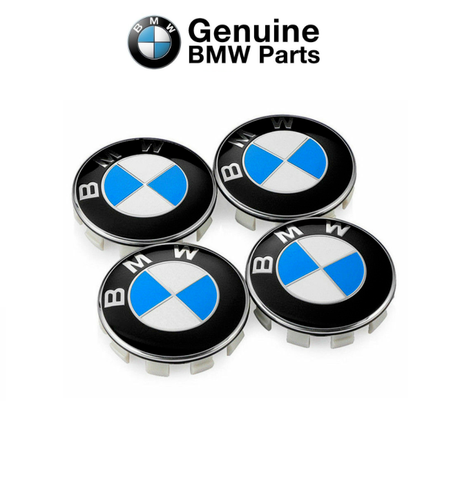 NEW 4PC Genuine Wheel Center Cap W. Emblem BMW OEM# 36136783536 67  