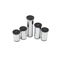 (Lot of 5) Vintage Leitz Wetzlar Microscope Periplan Eyepieces 10x, 8x Ext.