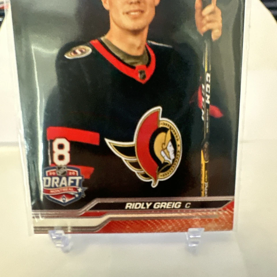2023-24 Upper Deck Extended Series 1st Round Rookies Draft 746 Ridly Greig RC - Image 2 of 4