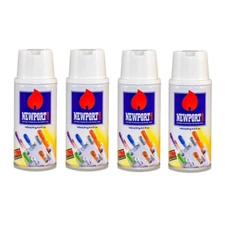 Newport EXTRA Purified Butane - 4.9 oz (145ml) Can - 4 Pack