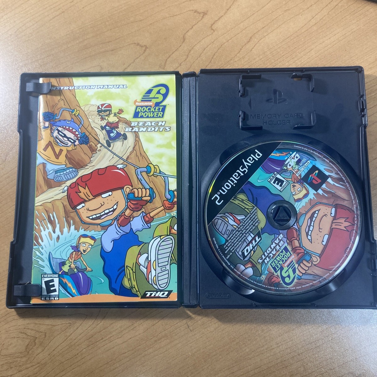 Nickelodeon Rocket Power Beach Bandits Sony PlayStation 2 PS2 Game 