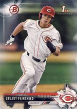 Lot of (100) 2017 Bowman Draft STUART FAIRCHILD 1st Rookie Card #BD-4 Reds