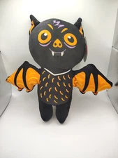 Halloween Bat Orange & Black A&A Global Industries  Plush With Tag