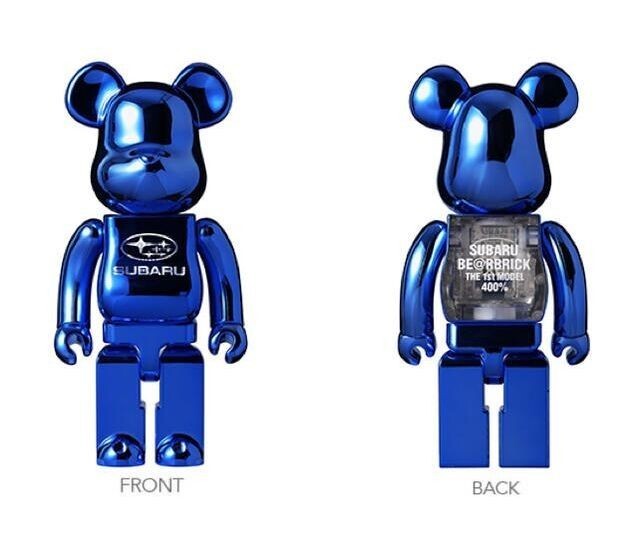 新品 SUBARU BE@RBRICK THE 1st MODEL 400% Bearbrick Subaru The 1st Model 400% Blue - US