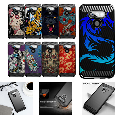For [LG Harmony 4 (2020)][Flex TPU Fiber SET10] Shock Slim Flexible Case