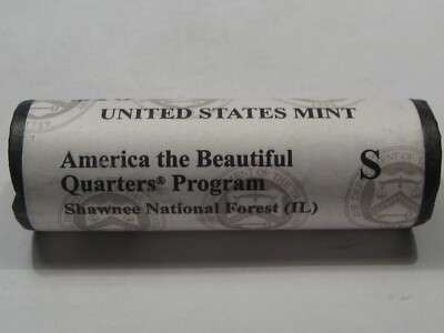 2016-S US Münzrolle ATB Vierteldollar Shawnee National Forest (IL) - 10 $ Gesamt