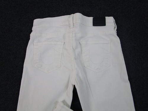 True Religion White Becca Mid-Rise Boot-Cut Jeans 28 x 30 - Picture 4 of 12
