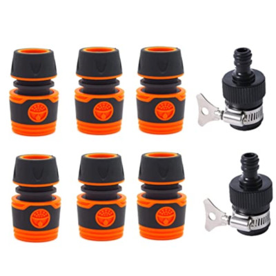 Raccordo per irrigazione da giardino in plastica Connettore per rubinetto per tubo dell'acqua da 3/8 Collegamento rapido per l'irrigazione del giardin | Leroy Merlin