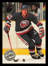 David Volek #75 1991-92 Pro Set Platinum New York Islanders