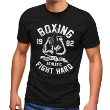 Men's T-Shirt Boxing Boxing Fight Hard Brooklyn NYC Retro Theme Sports Fashion