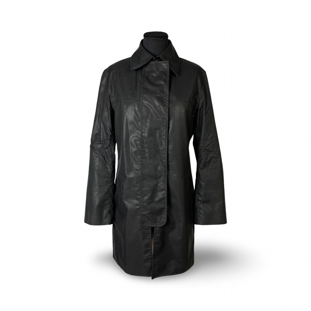 Gucci Era Tom Ford Very Rare Zip Polivilclorl Archive Black Coat