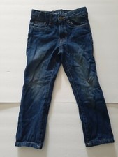 Size 5 DKNY Boys Straight Leg Dark wash Adj. Waist Jeans Measures 20 x 17. EUC