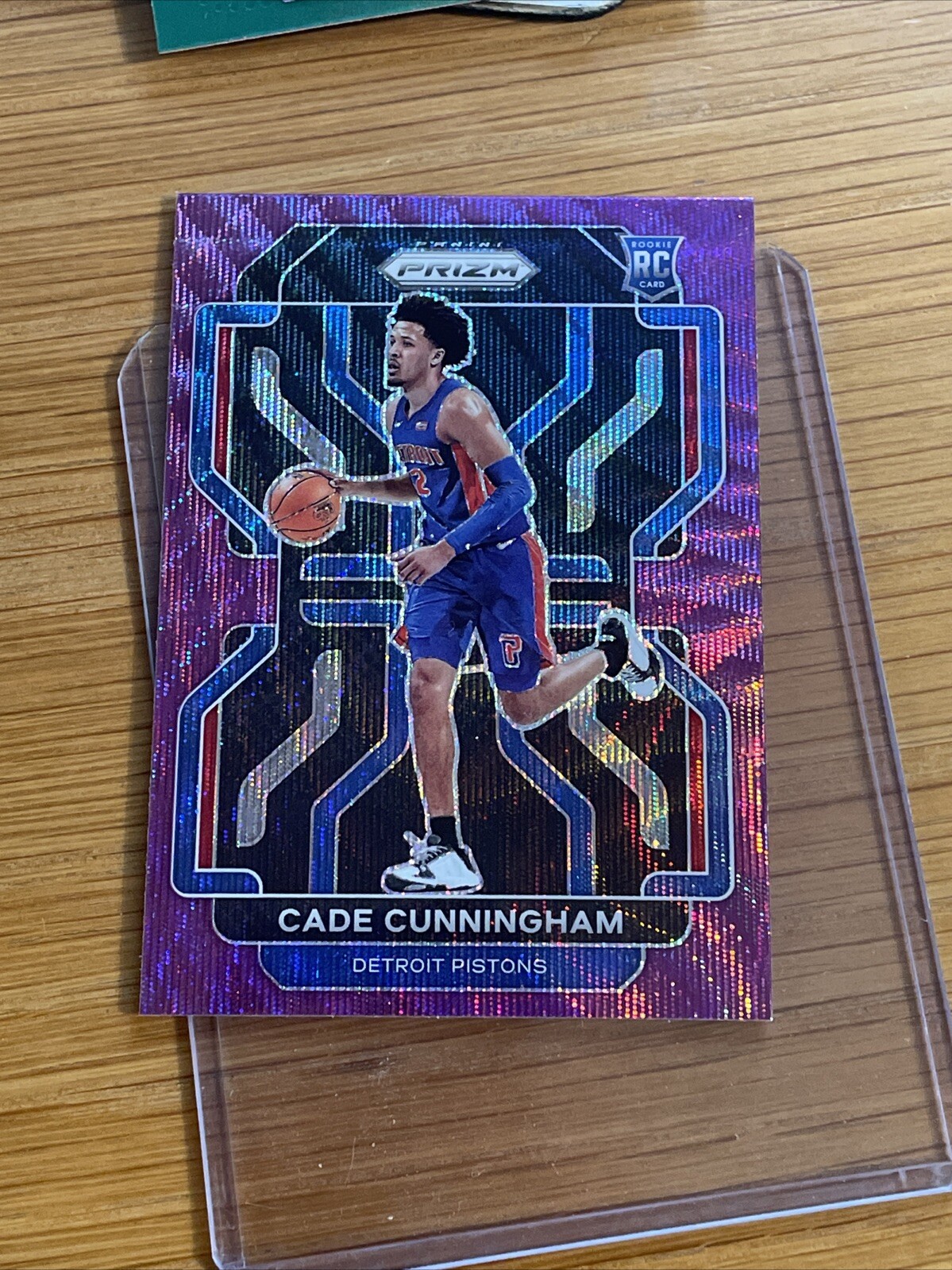 2021-22 Panini Prizm - Purple Wave Prizm #282 Cade Cunningham (RC)