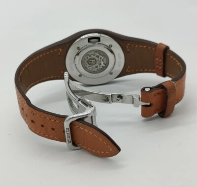Vintage Hermes HA3.210 Arne 30mm Leather Watch, Orange | eBay Vintage Hermes HA3.210 Arne 30mm Leather Watch, Orange | eBay