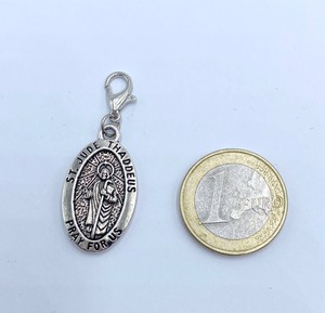Medalha Sao Judas Tadeu Padrao De Lo Impossivel Novo Amuleto Sorte Protecao Ebay