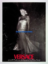 Versace Dresses Fashion 1995 Trade Print Magazine Ad Poster ADVERT