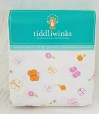 Tiddliwinks Sweet Safari 100 Cotton Fitted Crib Sheet NIP
