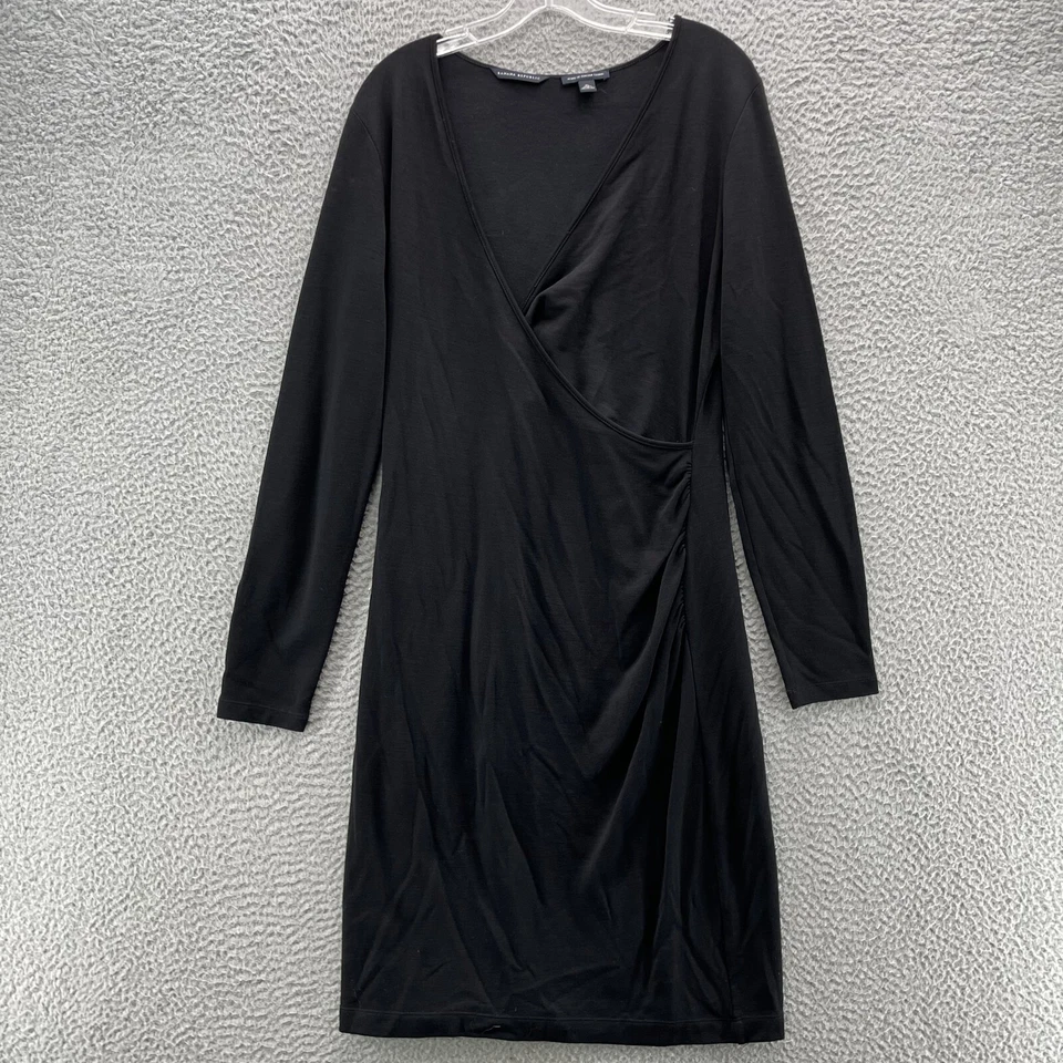 Vestido envolvente Banana Republic para mujer XL mezcla de lana clásico años 90 femenino corpcore Foto 3 de 4