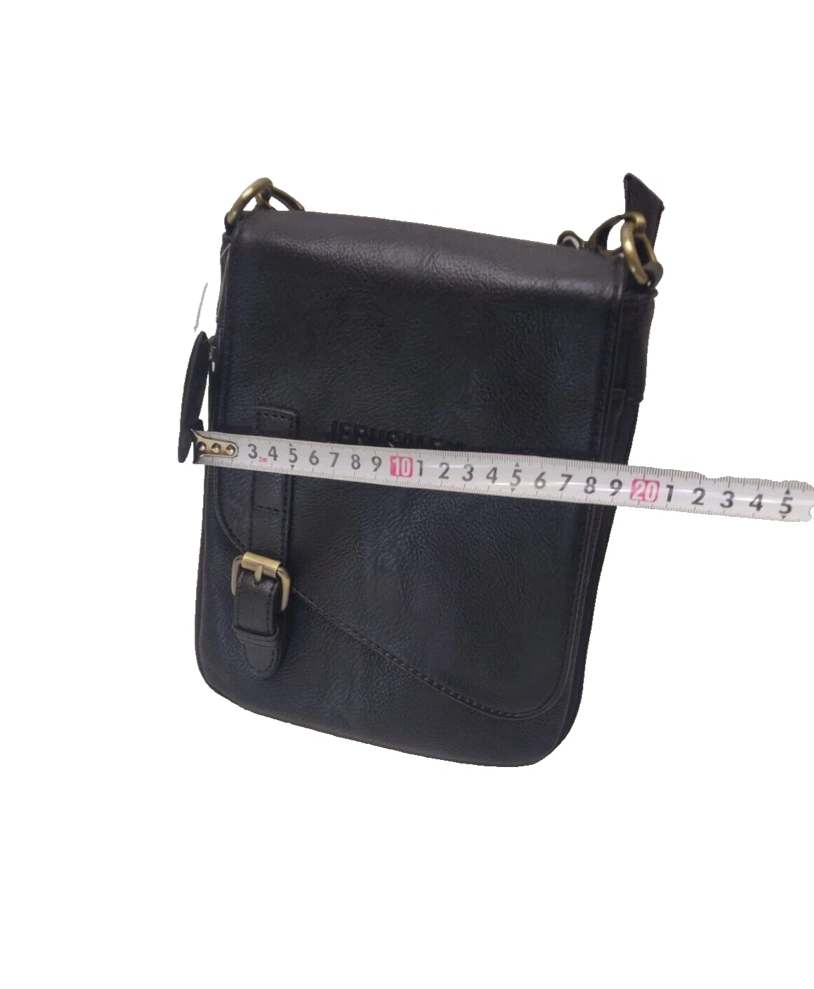 COACH Borsa a tracolla piccola in pelle di Terra Santa