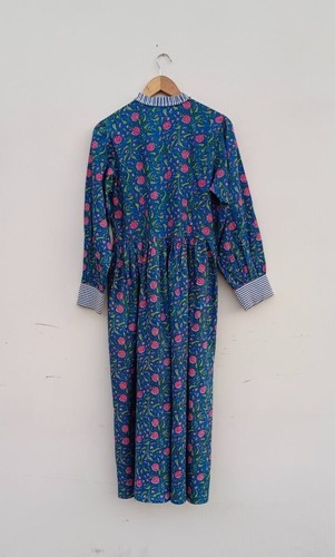 Block print Dress,Indian Cotton Dress,NooWork,Cotton Indian Dress,Handblock Prin - 第 17/17 張圖片