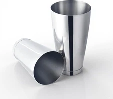 WPHUAW Boston Cocktail Shaker Set, 28 oz & 20 Stainless Steel Silver 