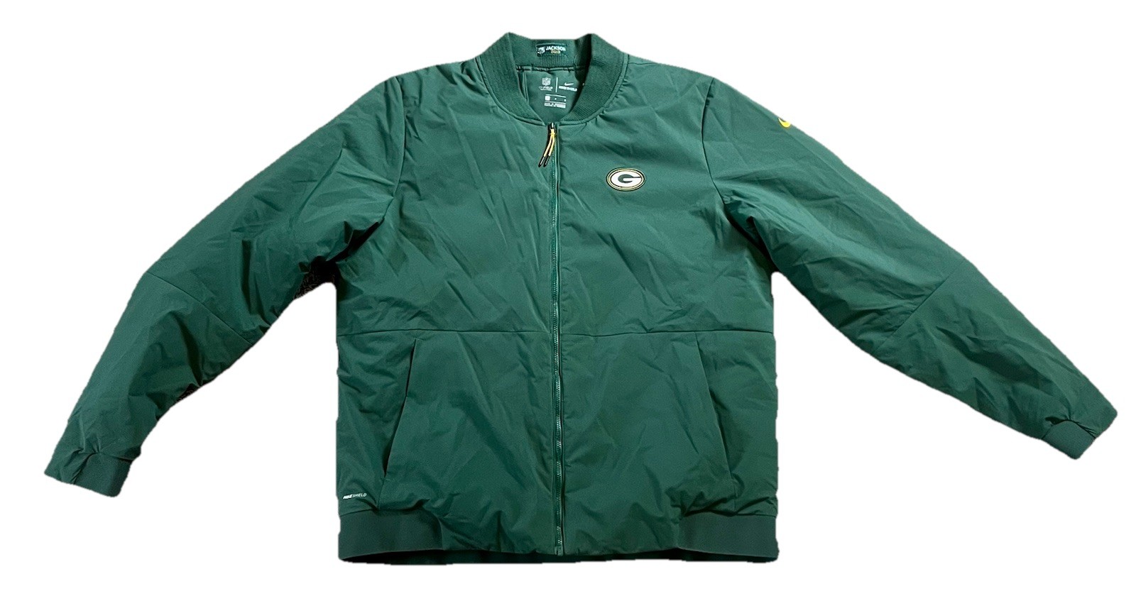 SACAI X NIKE Green Bay Packers Giacca Nike Shield con zip Taglia Uomo Large
