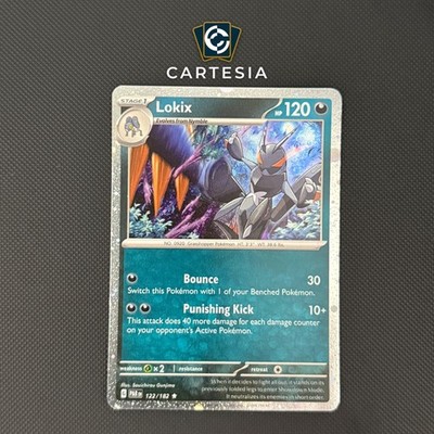 Lokix Cosmo Holo Paradox Rift Pokemon TCG PAR 122/182 Englisch Near Mint Promo