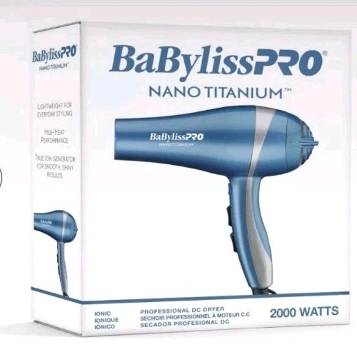 BNT5548 BABYLISSPRO NANO TITANIUM 2000W DRYER TRAVEL SIZE