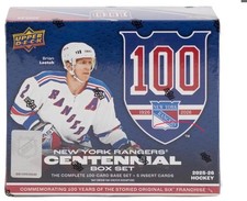 2025-26 Upper Deck New York Rangers Centennia...