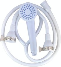Double Tap Shower Head with Clamps - Bath Sink Shower Attachment for Bath Taps S