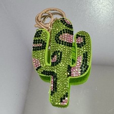 New Pink Green Cactus Keychain/Bag Charm
