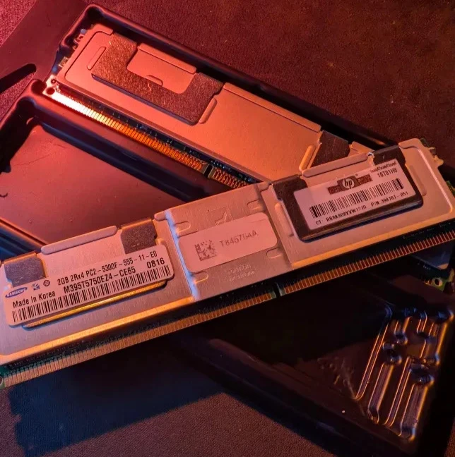 HP 397413-B21 – 1GB (2x512MB) DDR2 PC2-5300 ECC Registered Server RAM Kit - Image 3 of 4