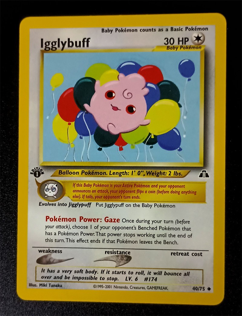 lgglybuff 40/75 1st edition Uncommon Neo Descovery LP Free eBay Shipping