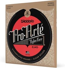 D'Addario Pro Art Nylon Classical Guitar Strings, EJ45, Normal Tension, 6-Strin