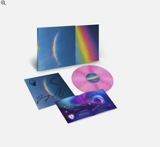 COLDPLAY Moon Music Pink Vinyl LP + Signed Ar...