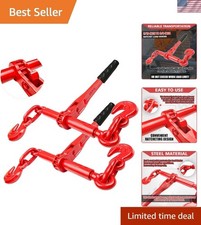 Heavy Duty Ratchet Chain Binders 516-38in 5400lbs Load 2 Pack
