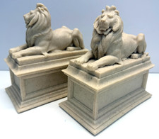 Clark Potter&rsquo;s New York Public Library "Patience and Fortitude" Lion Bookends 2p