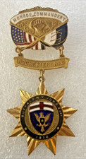 Masonic Knights Templar Medal - Monroe Commandery No12-Rochester NY Buffalo 1910