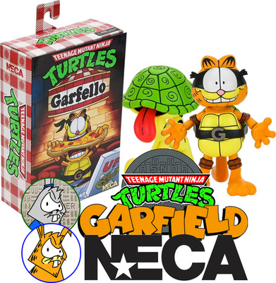 Ultimate Garfello & Odie - Garfield x Teenage Mutant Ninja Turtles - TMNT NECA
