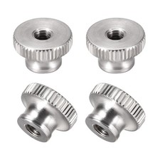 4pcs Knurled Thumb Nuts M5x0.8mm 304 Stainless Steel Round Knobs Fasteners