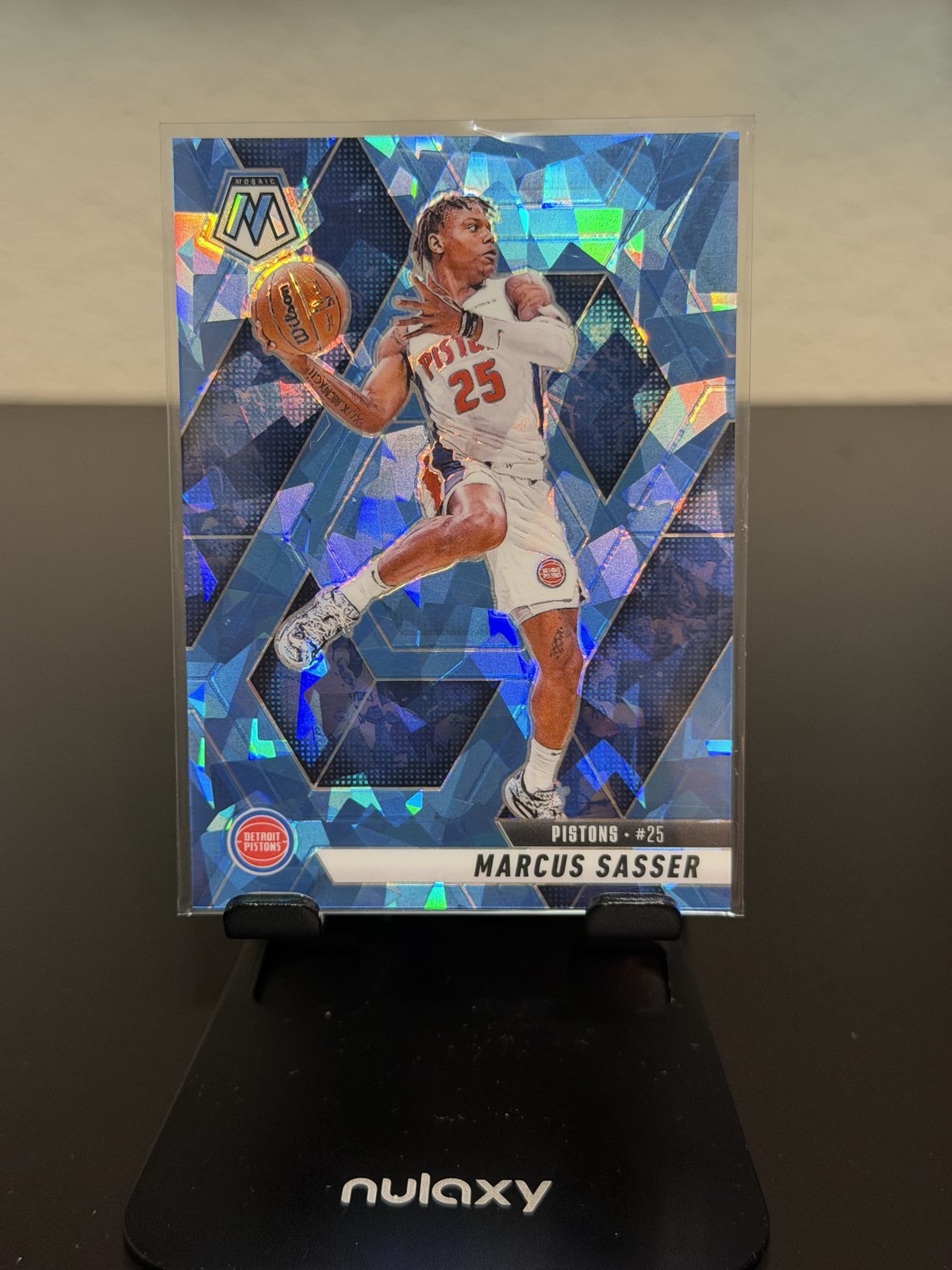 2024-25 Panini Mosaic - Marcus Sasser #78 Ice Mosaic Prizm /125 Pistons