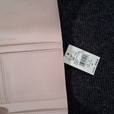 Michael Kors Sheila Satchel Crossbody & Jet Set Wallet Powder Blush NWT 5