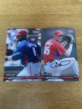 Cole Hamels Ryan Howard Signed 4x6 Phillies 2010 Auto Lot