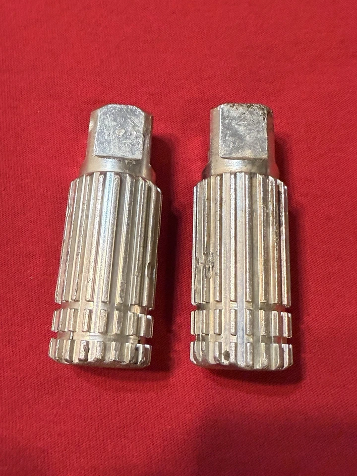 HARO SILVER PEGS AXLE EXTENDERS STANDERS 旧学校 BMX GT HUTCH JMC Master FORK — 第 3/4 张图片