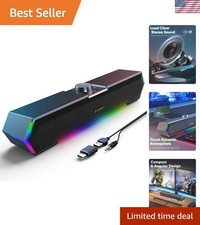 Noiseless G11 Touch Light Speakers - USB Powered for Clear Audio Experience